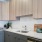 Kitchen with granite countertops inside Rivermark Northern Liberties Apartment